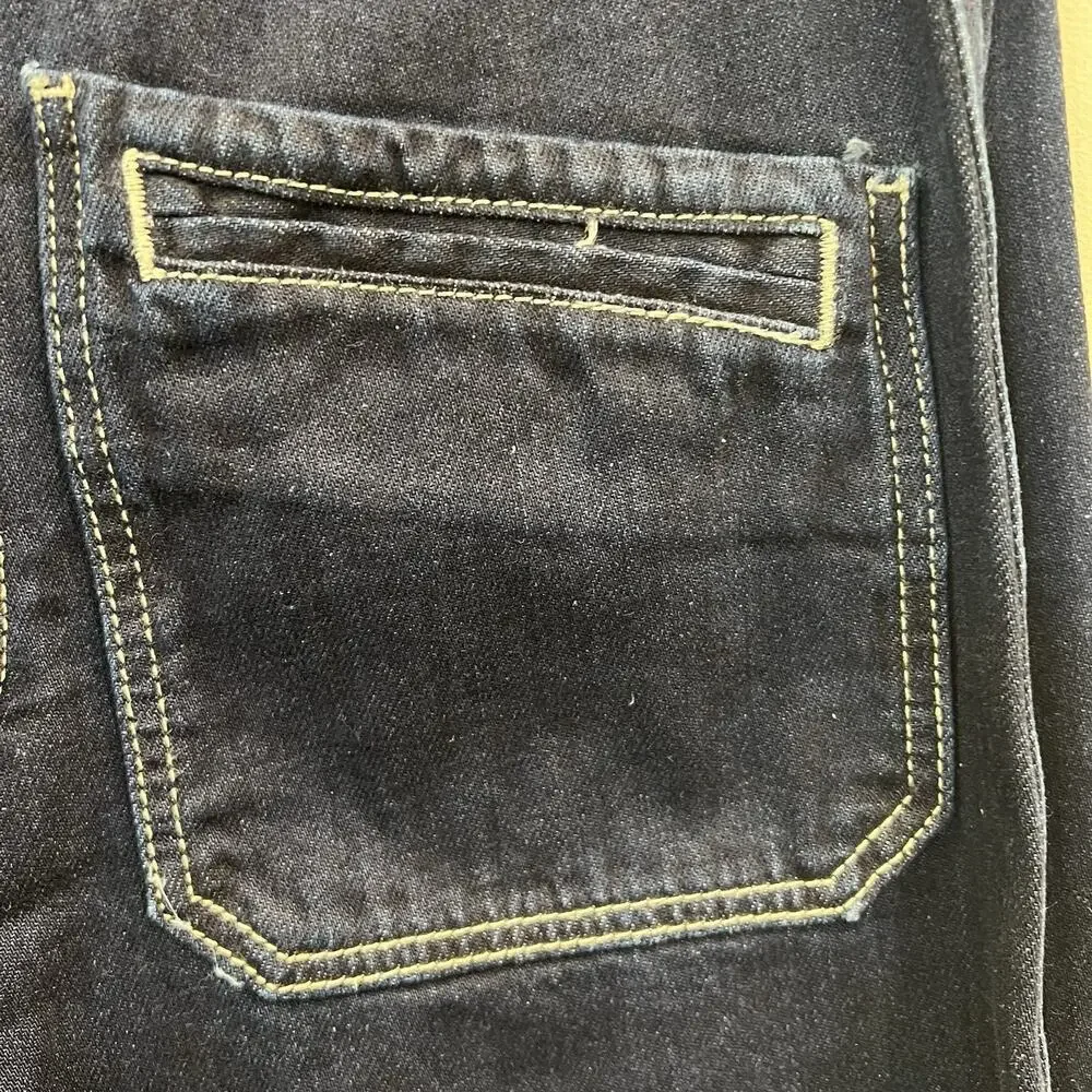 We The Free Blue Button Fly Straight Leg Denim Jeans Women’s Size 27 OB1084373 - Picture 2 of 9